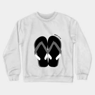 Slippers Cool Crewneck Sweatshirt